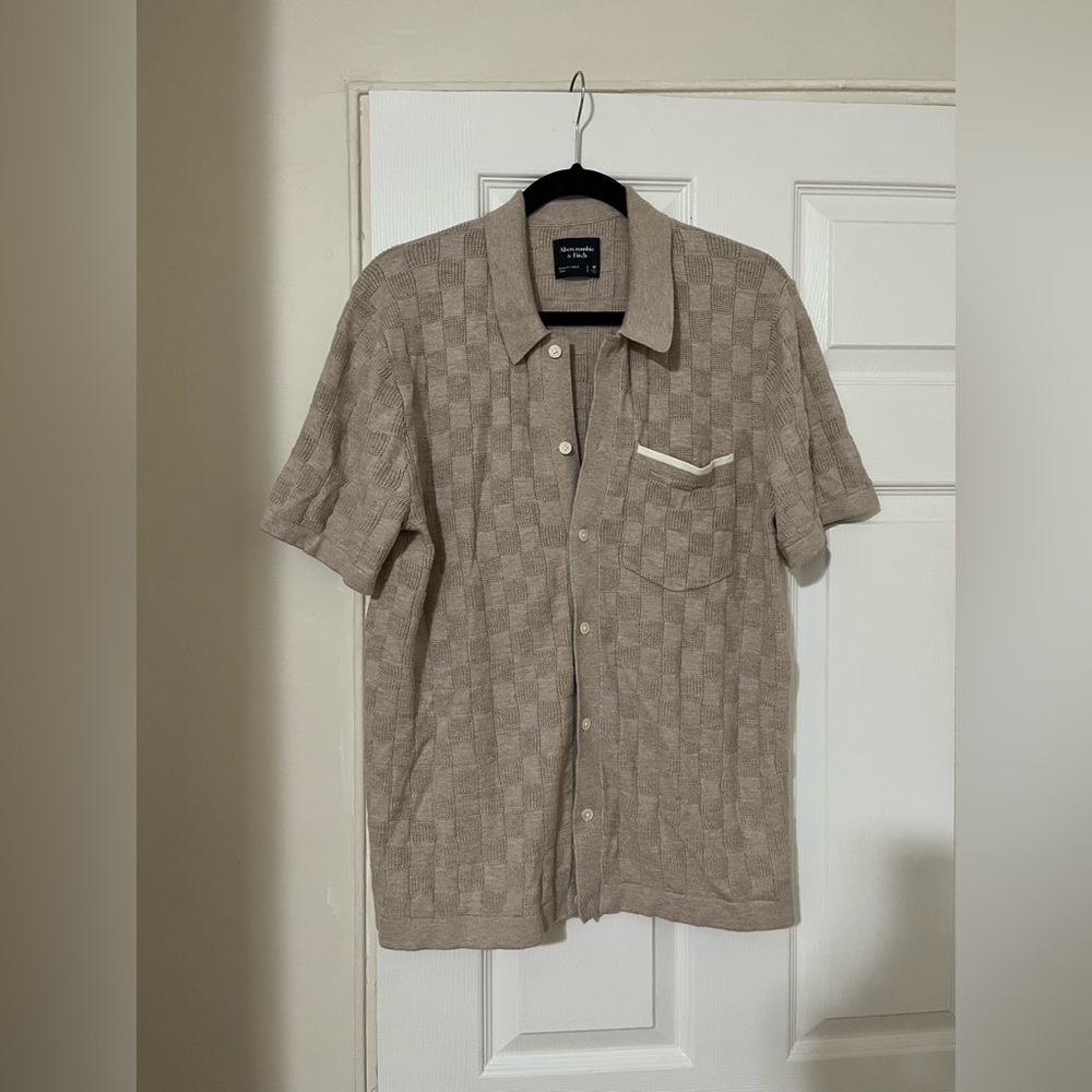 Abercrombie button through sweater shirt